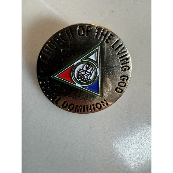Other - Church of the Living God Jewell Dominion Enamel Lapel Pin Robin Products